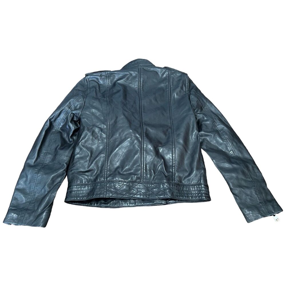 Zadig & Voltaire Loon Spi Biker Jacket Womens Small Black Lamb Leather NWT - Picture 16 of 16